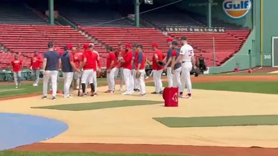 Benches Clear During Pregame Warmups After Tensions Flare Between Red Sox, Angels