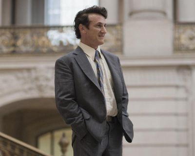 ‘These guys are idiots’: Sean Penn and Dustin Lance Black call out government’s Harvey Milk erasure