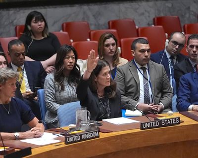 US vetoes resolution for unconditional Gaza ceasefire at UN security council