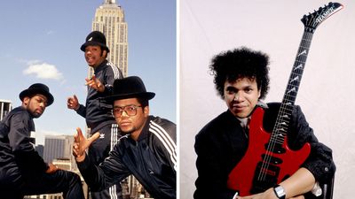 “The only gear I brought was a red Hamer prototype. That guitar is magical. I used it on Robert Palmer’s Addicted to Love, David Lee Roth’s California Girls and with Mick Jagger”: Eddie Martinez explains how he helped Run-D.M.C. bring rock to hip hop