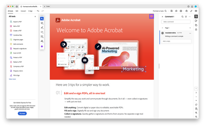 How to edit PDF for free using Adobe Acrobat