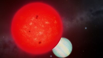 A tiny star gave birth to a giant exoplanet, but no one knows how