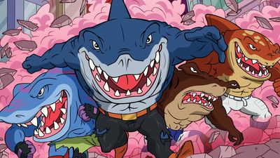 Over 30 years later, the Street Sharks are back in a comic that continues their original animated series