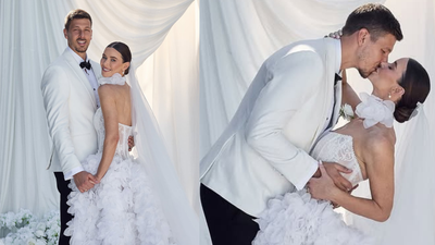 Brittany Hockley Shares Wedding Snaps From Her Lush Nuptials With Soccer Star Ben Siegrist