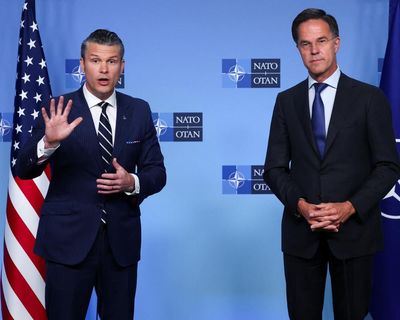 Donald Trump says Russia and Ukraine like ‘children fighting in a park’ in White House meeting with Friedrich Merz – as it happened