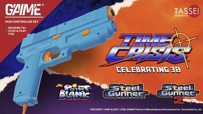 Light gun support comes to LCD monitors — new G’AIM’E gun controller comes with bundled Namco titles via Kickstarter
