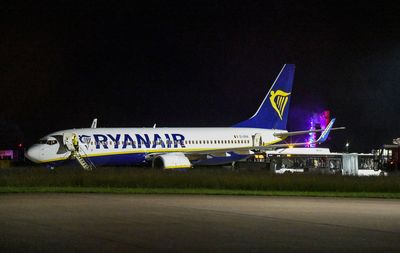 Chaos at 30,000ft as Ryanair flight makes emergency landing after passengers hurled into ceiling