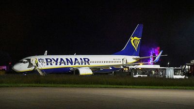 Violent turbulence hits Ryanair flight in Germany, forcing an emergency landing and injuring 9