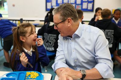 Starmer describes free school meal expansion as ‘down payment’ on child poverty