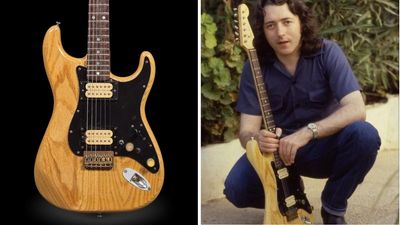 “When the Strat wasn't working right during a show, Rory would pick this up”: Rory Gallagher’s back-up ‘Frankenstein’ Strat – gifted to its current owner by U2 – sells at auction for over $50K