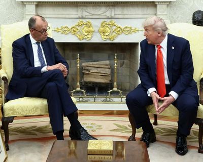 Trump scorns Merkel legacy during new German chancellor’s White House visit