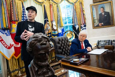 Elon Musk says Trump tariffs will trigger recession this year, Tesla shares tumble