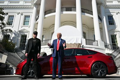 Tesla stock drops amid Trump, Musk spat