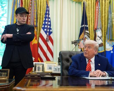 Trump v Musk: world’s two worst people are finally having a big, beautiful breakup