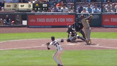 Fernando Tatis Jr. Did Massive Bat Flip On Improbable Fly-Out