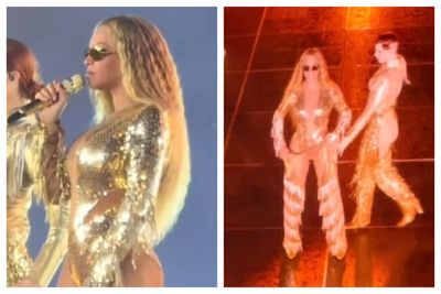 Beyonce suffers wardrobe malfunction mid-song as she kicks off London stint of Cowboy Carter tour