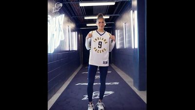 Megan McConnell Wears Brother T.J.'s Jersey Pregame in Adorable Sibling Moment