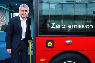 More red London buses go green as Sadiq Khan hits landmark of 2,000 zero emission vehicles