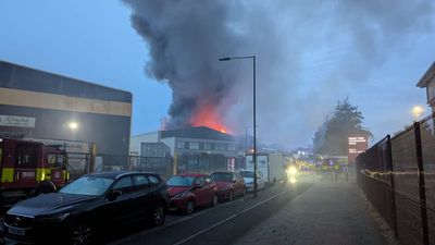 Park Royal fire: Blaze under investigation after 100 firefighters tackle fire at west London industrial estate
