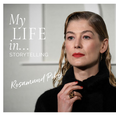 Rosamund Pike on her Shape-Shifting Beauty Looks: “As an Actor, You Can Cheat Time”