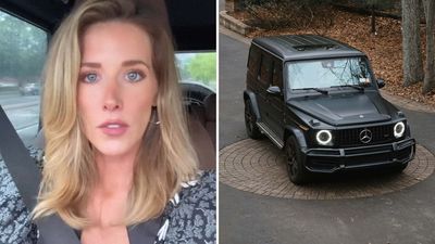 Woman Starts Driving. Then Water Starts Pouring Onto Her Mercedes G-Wagon's Dashboard and Touchscreen