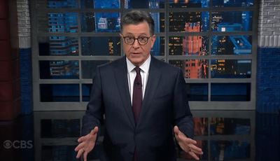 Stephen Colbert on Trump v Musk: ‘Like Real Housewives on the girls’ trip’
