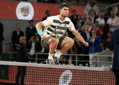 Alcaraz on course for French Open defence as Musetti retires injured
