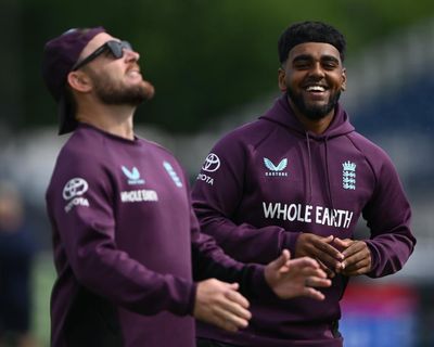 England ease to 21-run win over West Indies in first men’s T20 cricket international – as it happened