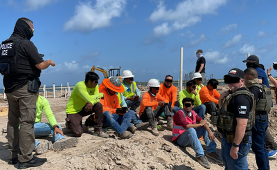 ICE Arrests 25 Undocumented Immigrants at Texas Construction Sites as Raids Intensify Nationwide