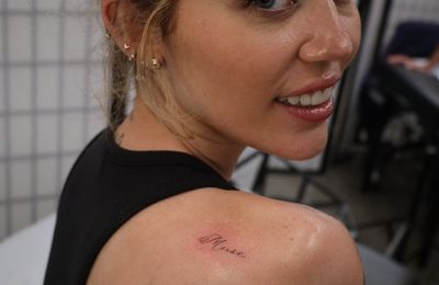 Miley Cyrus reveals latest tattoo is tribute to her mum Tish