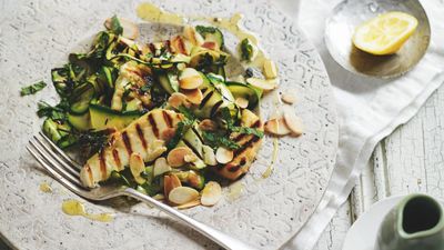 This griddled zucchini and halloumi salad is the summer side dish you’ll make on repeat