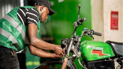 The Kenyan teacher using laptop batteries to power motorbikes