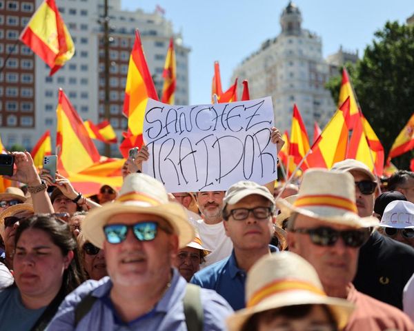 Thousands protest in Madrid against government of prime minister Pedro Sánchez