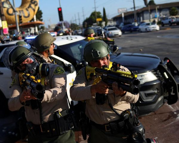 British photojournalist hit by non lethal rounds during Los Angeles protests