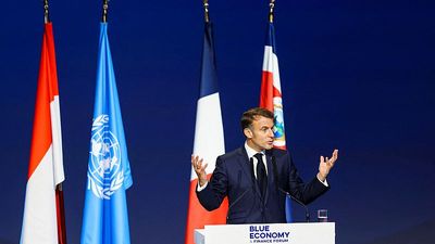 Rift over oceans: Macron rebukes climate change deniers ahead of Nice summit