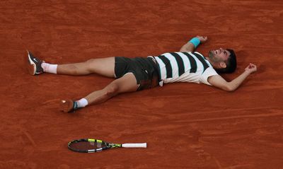 Carlos Alcaraz crowned Roland Garros champion for second time after downing Jannik Sinner in five-set epic