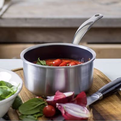 I tried GreenPan's new saucepan set which features a ceramic non-stick layer– here's how it fared in my busy family kitchen