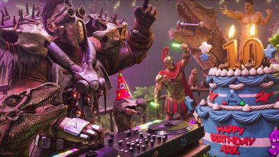 Ark: Survival Ascended celebrates 10 years of dino-dodging with a visual upgrade and letting you run around in your birthday suit