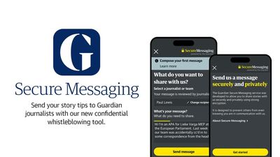 The Guardian launches Secure Messaging, a world-first from a media organisation, in collaboration with the University of Cambridge