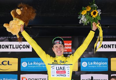 'That one was painful': Tadej Pogačar celebrates his surprising Criterium du Dauphine bunch sprint victory