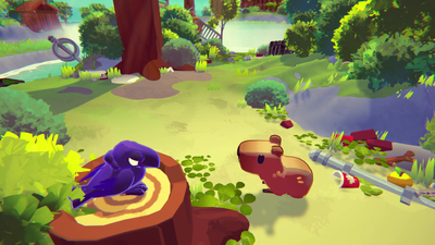 Capy Castaway is a whimsical exploration adventure inspired by memories of childhood about a capybara and a crow trying to find their way home