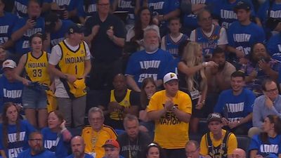 Tyrese Haliburton's Girlfriend Appeared to Get Into It With Thunder Fans During Pacers' Game 2 Loss