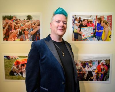 ‘So much joy’: show brings Martin Parr’s low-key visits to Bristol Pride to light