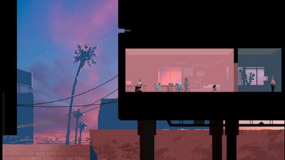 Love Eternal is a 'gravity-defying horror platformer' within which a teenager must escape the clutches of an angry ancient god