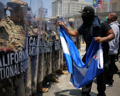 Los Angeles responds with roaring backlash to Trump’s dramatic escalation
