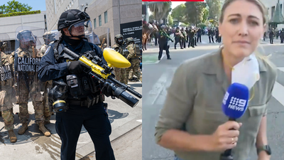 Calls For Answers After Australian Reporter Shot With Rubber Bullet Covering LA Protests