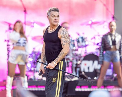 Masculinity, mental health, cat food – Robbie Williams’s comeback has it all