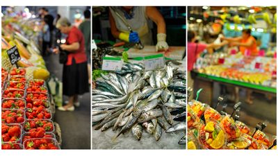 Streetwise food photographer for the day uses street photography skills to document historic food market