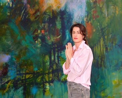 ‘Painting’s dangerous work!’ The artist whose tools are brushes and power sanders
