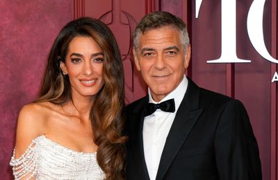 George Clooney's wife delighted he's a silver fox again